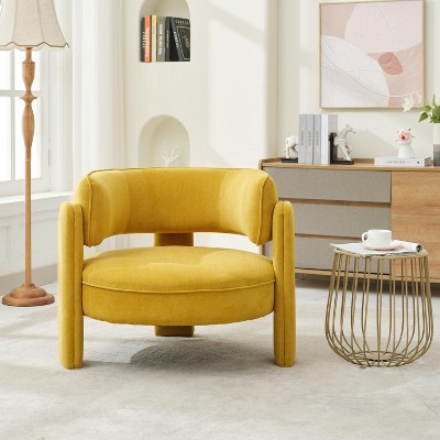 Hyleory Chenille Oversized Accent Chair, Sofa Chair with Large Seat, Modern Armchair Reading Chairs for Bedroom Living Room