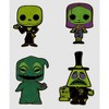 Funko Nightmare Before Christmas Black Light Neon Pin Set of 4 - 2 of 3