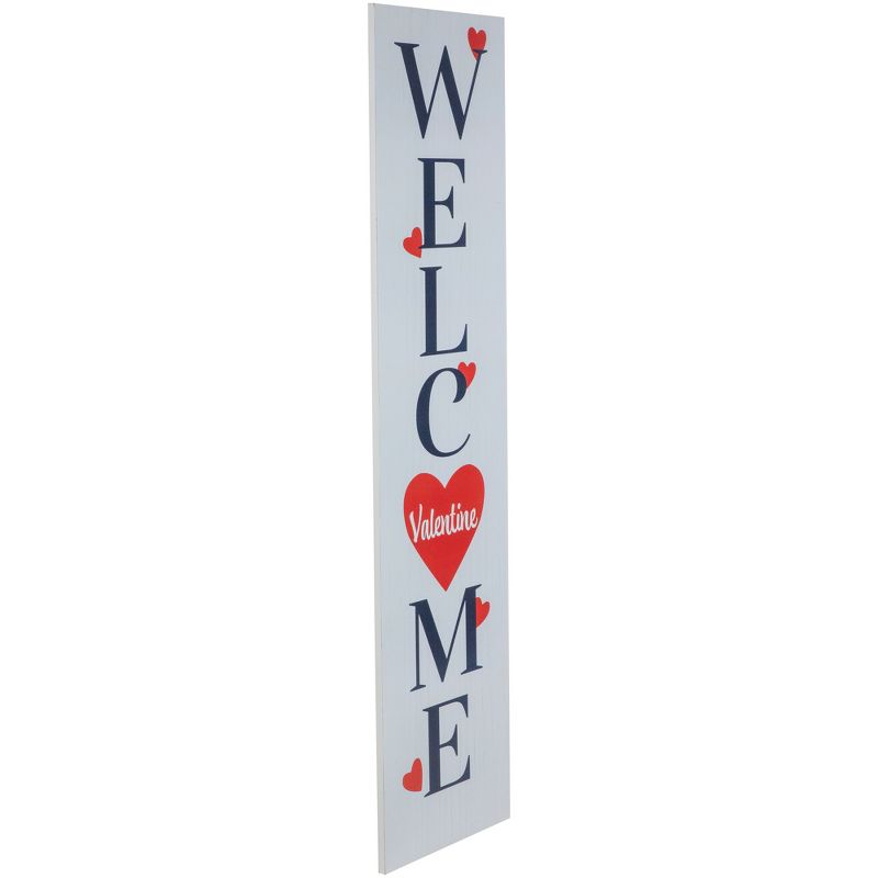 Northlight 38" Welcome Valentine's Day Wooden Porch Board Sign Decoration, 3 of 7