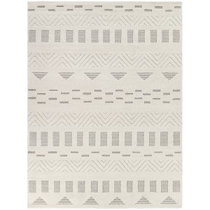 Balta Rugs Auguste Moroccan Carved Pattern Area Rug Cream - 1 of 4