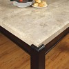 Lanbert Marble Table Top Dining Table Dark Walnut - HOMES: Inside + Out - image 3 of 4