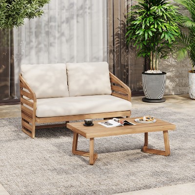 teak/beige