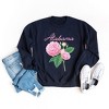 Simply Sage Market Women's Graphic Sweatshirt Alabama Flower Colorful - 3 of 4