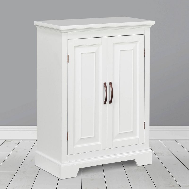 Teamson Home Shea Floor Storage Cabinet with Double Doors White - Elegant Home Fashions, 1 of 11