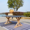 Moda Furnishings Rectangular 71.05'' L x 41.73'' W Outdoor Dining Table - 2 of 4
