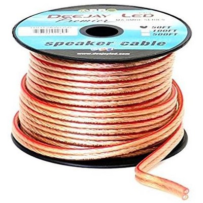 DEEJAYLED 12GA 50FT SPEAKER WIRE SPOOL TBH12AWG50