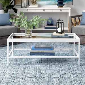 45" White Coffee Table - Henn&Hart - 1 of 4