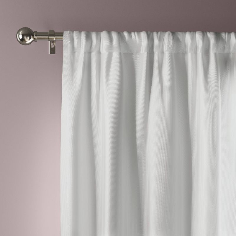 4pk Room Darkening Heathered Window Curtain Panels White - Room Essentials™, 1 of 7