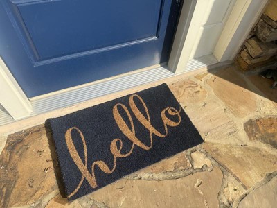 Flash Furniture Harbold 18 X 30 Indoor/outdoor Coir Doormat With Welcome  Message And Non-slip Backing : Target