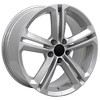 OE Wheels LLC VW18-18080-5112-45S Silver Wheel Painted (18 x 8. inches /5 x 112 mm, 45 mm Offset) - 2 of 4