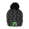 Minecraft SSSS Creeper Toddler Black 2-Piece Knit Beanie & Gloves Set - 2 of 4