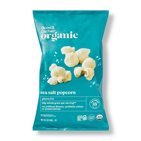 Sea Salt Organic Popcorn - 5oz - Good & Gather™ : Target