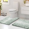 Hearth & Harbor Bathroom Rugs, Machine Washable Chenille Bath Mat for Bathroom - 2 of 4