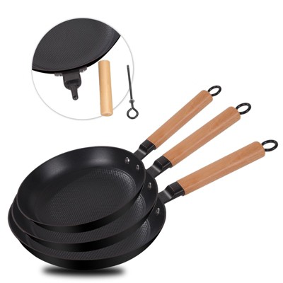 ZACHVO Honeycomb 8inch-12inch 3-Piece Non-Stick Frying Pan Set