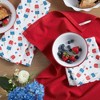 MARTHA STEWART Americana Stripesicle Ice Pop Holiday Kitchen Towels 3-Pack Set, 100% Cotton, Absorbent, Red/White/Blue, 16"x28" - 2 of 4