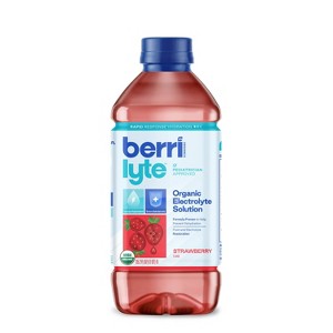 Berri Lyte Organic Plant-Based Electrolyte Drink Solution - Strawberry - 33.81 fl oz - 1 of 4