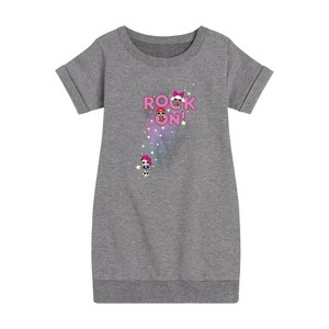- LOL Surprise! - Space Rock Girls Graphic Short Sleeve Fleece Dress - 1 of 4