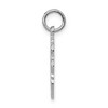 Black Bow Jewelry 14k White Gold Registered Nurse Disk Charm, 16mm - 2 of 4