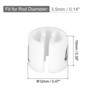 Unique Bargains Plastic Fit 0.14 Inch Rod Round Clothes Hanger Marker Size Tag 100 Pcs - 2 of 4