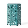 NicBex Outdoor End Table Sunburst Cut Out Design Modern Outdoor Coffee Table Outdoor Side Table, Patio Table Small Table for Backyard, Balcony, Porch - 2 of 4