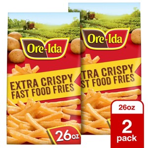 Ore-Ida 26oz Gluten Free Frozen Extra Crispy Fast Food Fries - 1 of 4