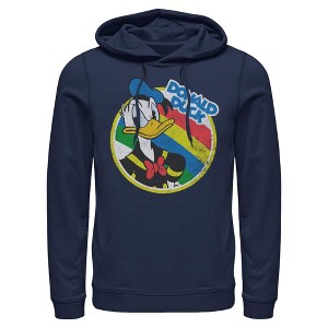Mens Mickey & Friends Serious Donald Duck Lightweight Hoodie - 1 of 4