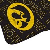 NCAA Iowa Hawkeyes Wordmark 60 x 70 Faux Shearling Blanket: Team Logo Plush Throw - 2 of 3