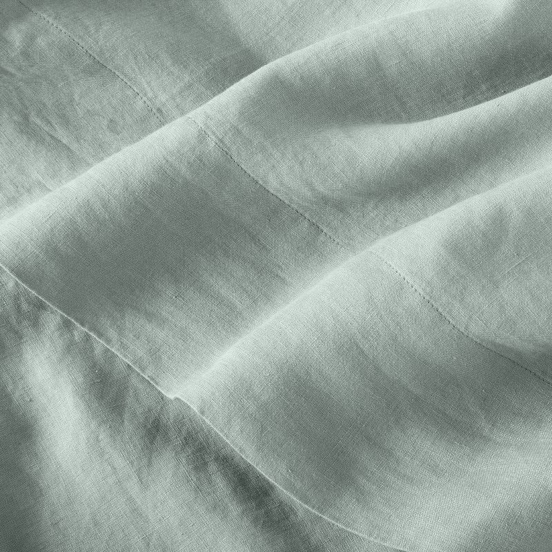 100% Washed Linen Solid Sheet Set - Casaluna™, 5 of 10