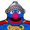 Bleacher Creatures Sesame Street Grover Superhero 22" Bleacher Buddy - 3 of 4