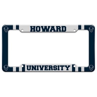 Howard University Primary Logo License Plate Tag Frame