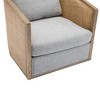 360 Degree Swivel Barrel Club Chair for Nursery, Hotel, Bedroom, Office, Lounge - 4 of 4