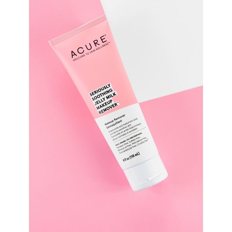 Acure Seriously Soothing Jelly Milk Makeup Remover - 4 fl oz, 4 of 5