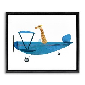 Stupell Industries Giraffe Pilot in Airplane, 21" x 17" - 1 of 4