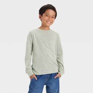 Boys' Long Sleeve T-Shirt - Cat & Jack™ - 1 of 3