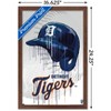 Trends International MLB Detroit Tigers - Drip Helmet 22 Framed Wall Poster Prints - 3 of 4