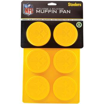 MasterPieces FanPans Team Silicone Muffin Pan - NFL Pittsburgh Steelers