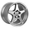 OE Wheels LLC CV01-17110-5475-50SM Silver Wheel with Machined Lip Painted (17 x 11. inches /5 x 120 mm, 50 mm Offset) - 2 of 3