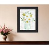 HomeRoots Floral Bouquet Black Framed Print Wall Art - 2 of 3