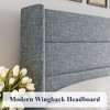Allewie Lift Up Storage Bed, Button Tufted Headboard with Wingback, No Box Spring Needed, Hydraulic Storage, Modern - 4 of 4