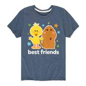 Boys' - Sesame Street - Best Friends Big Bird Snuffy Short Sleeve Graphic T-Shirt - 1 of 4