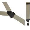 CTM Men's Big & Tall Elastic Clip End Premium Solid Suspenders - 4 of 4