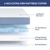 ZACHVO 3-Inch Dual-Layer Gel Memory Foam Mattress Topper with Adjustable Firmness & Cooling Cover-Queen Size - 2 of 4
