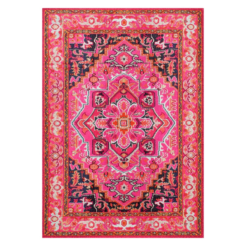 5'x8' Vintage Mackenzie Area Rug Orange - nuLOOM