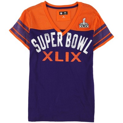 G-III Sports Womens SuperBowl XLIX Jersey, Purple, Medium