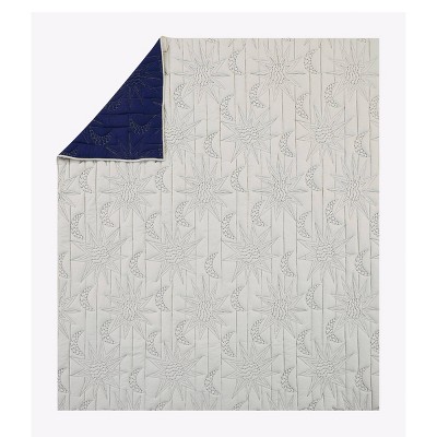 Sun and Moon Natural Cotton Twin Quilt Set
