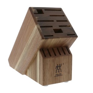 ZWILLING TWIN 16-slot Knife Block - Acacia - 1 of 4