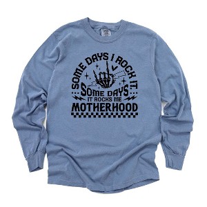 Simply Sage Market I Rock Motherhood Garment Dyed Long Sleeve - 1 of 2