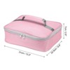 Unique Bargains Waterproof Insulated Portable Lunch Bags with Handle - 2 of 4