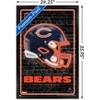 Trends International NFL Chicago Bears - Neon Helmet 23 Framed Wall Poster Prints - 3 of 4