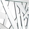 32" x 47" Glass Abstract Wall Mirror Silver - The Novogratz: Contemporary Style, Wall Mount, Wood Frame - 2 of 4